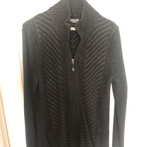 Long zipper sweater